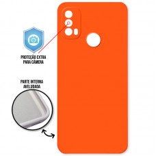 Capa Motorola Moto E30 e E40 - Cover Protector Laranja